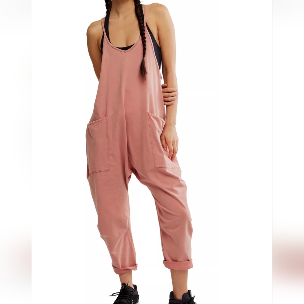 Fp Movement By Free People Hot Shot Onesie In Petal